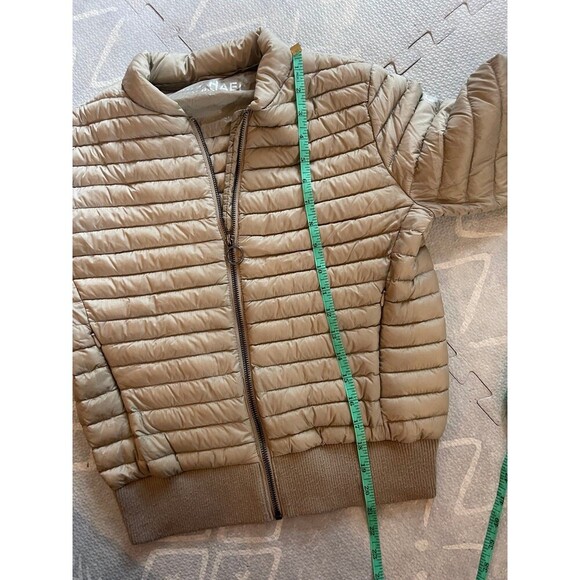 Michael Kors Lightweight Beige Tan Puffer Jacket Small - Picture 8 of 8